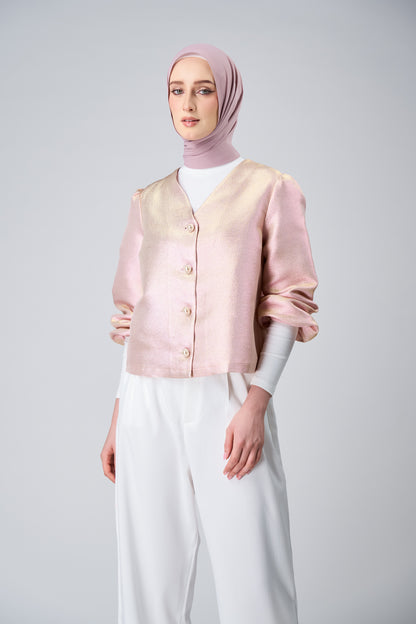 HoodX Curve in Rose [Korean Chiffon]