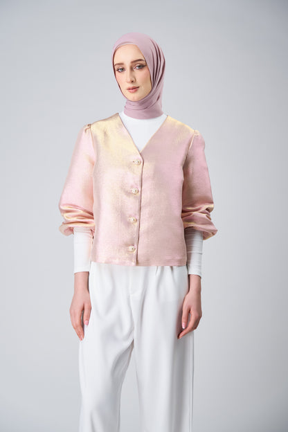 HoodX⁺Plus Curve in Rose [Korean Chiffon]