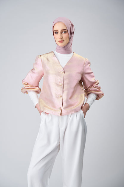 HoodX⁺Plus Curve in Rose [Korean Chiffon]