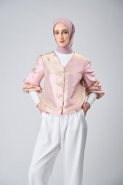 HoodX⁺Plus Curve in Rose [Korean Chiffon]