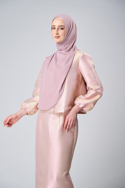 HoodX Curve in Rose [Korean Chiffon]