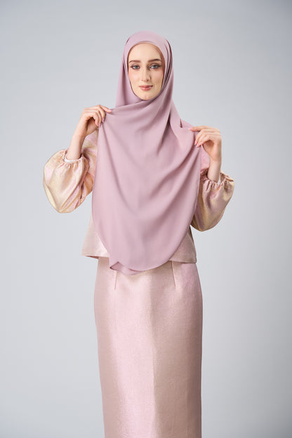 HoodX Curve in Rose [Korean Chiffon]