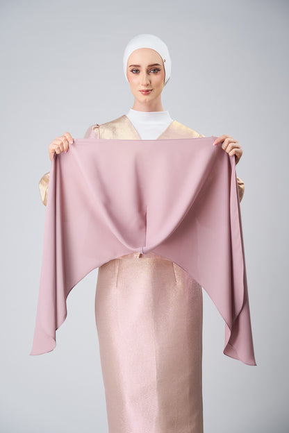 HoodX Curve in Rose [Korean Chiffon]