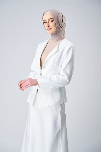 HoodX Curve in Taupe [Korean Chiffon]