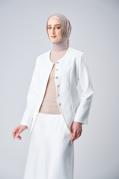 HoodX⁺Plus Curve in Taupe [Korean Chiffon]