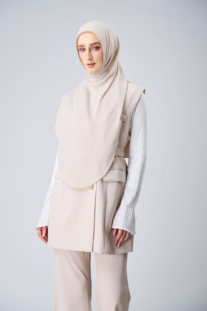 HoodX Curve in Linen Dust [Korean Chiffon]