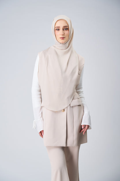 HoodX Curve in Linen Dust [Korean Chiffon]