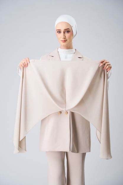 HoodX Curve in Linen Dust [Korean Chiffon]