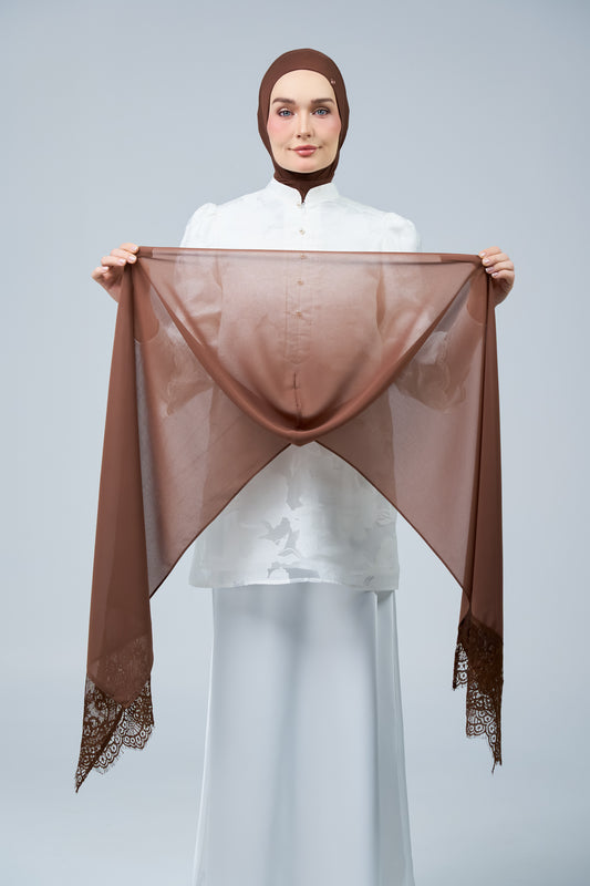 HoodX Lace in Rich Brown
