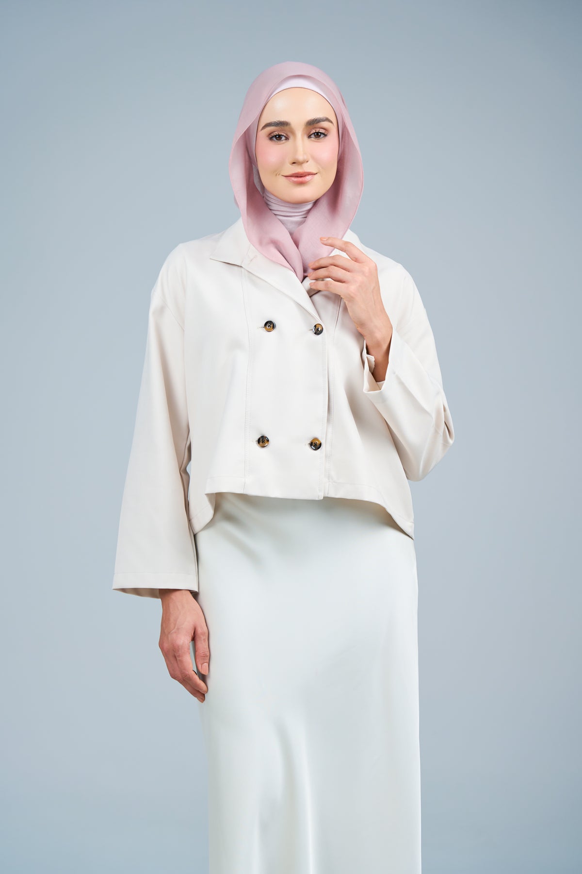 HoodXpress | Cotton Linen in Rose Pink