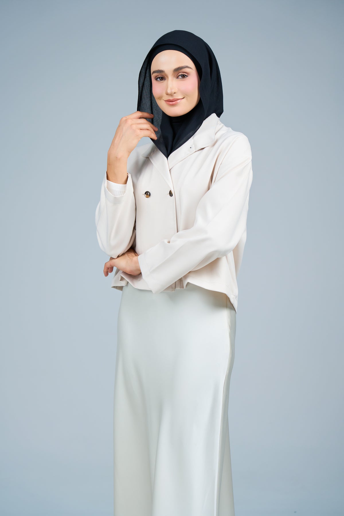 HoodXpress | Cotton Linen in Black