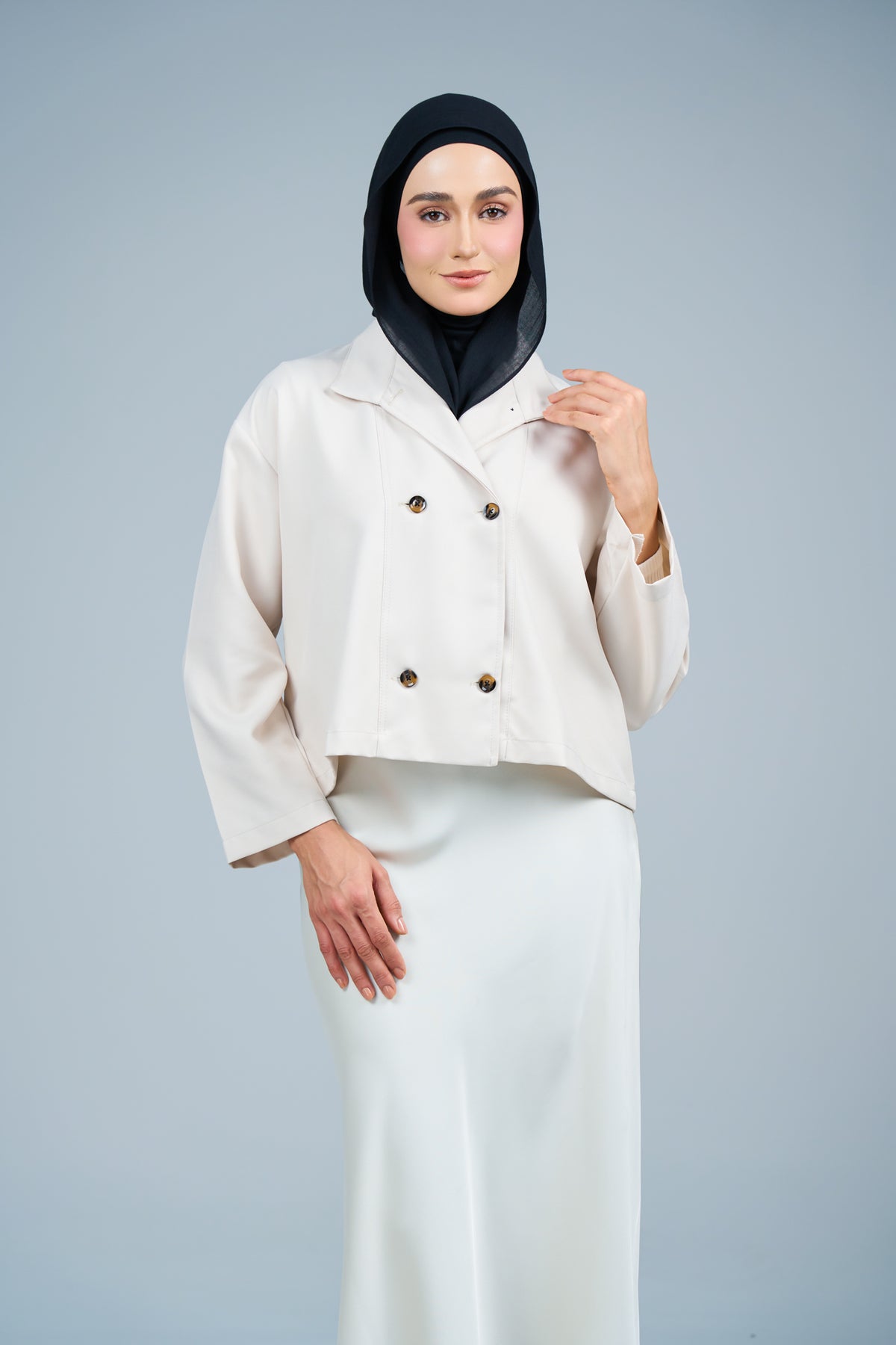 HoodXpress | Cotton Linen in Black