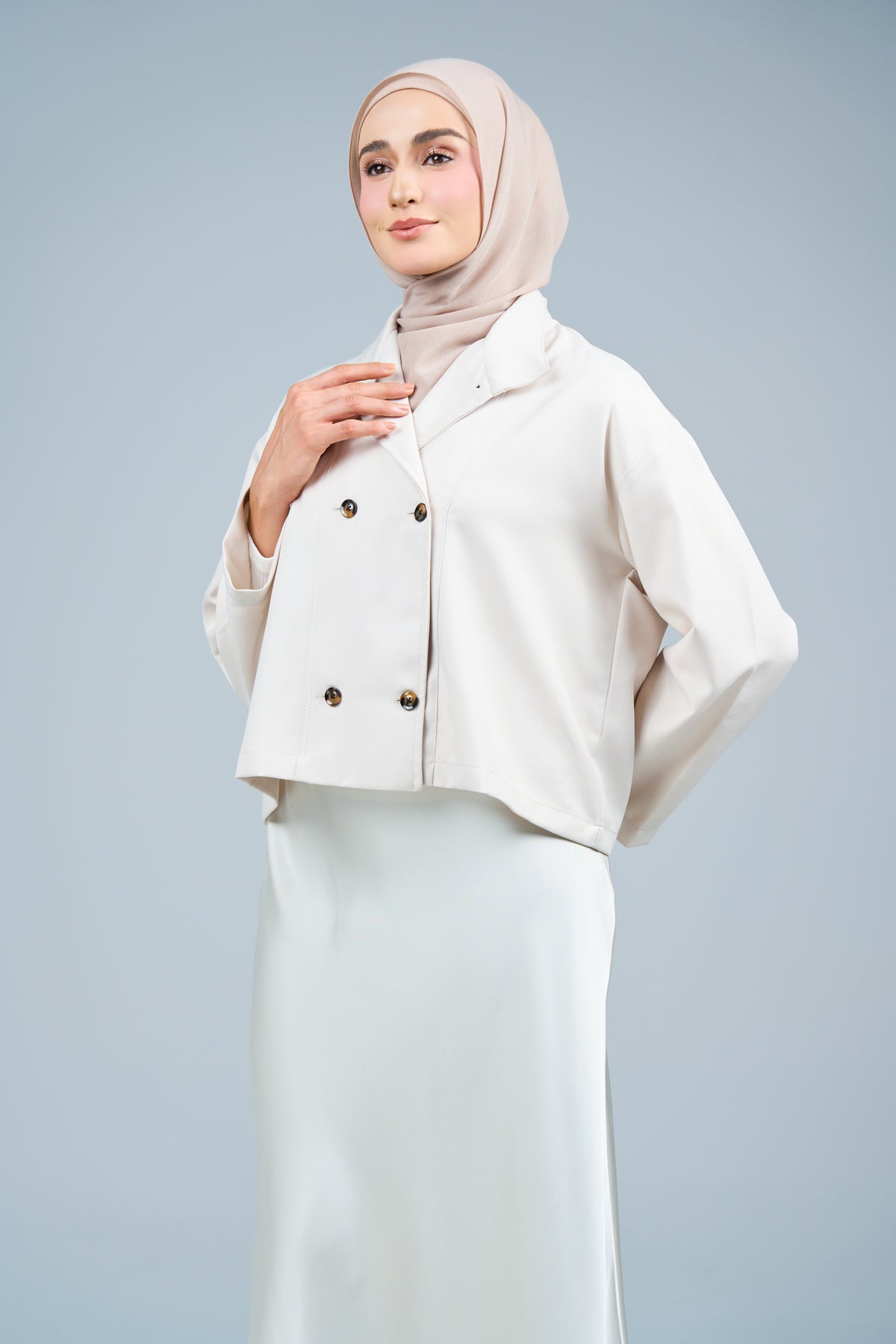 HoodXpress | Cotton Linen in Light Chai