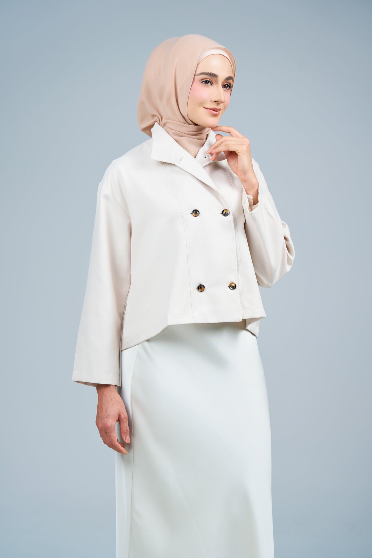HoodXpress | Cotton Linen in Nude