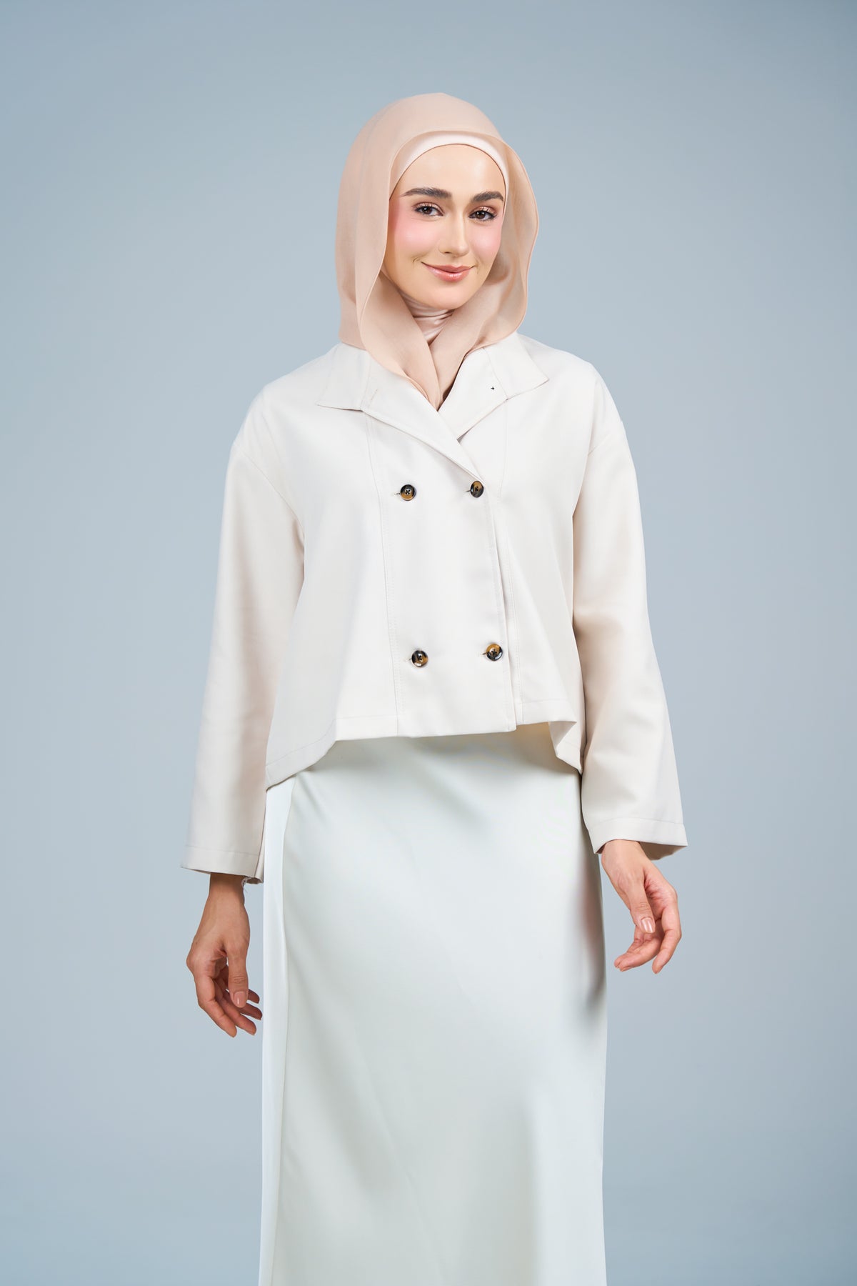 HoodXpress | Cotton Linen in Nude