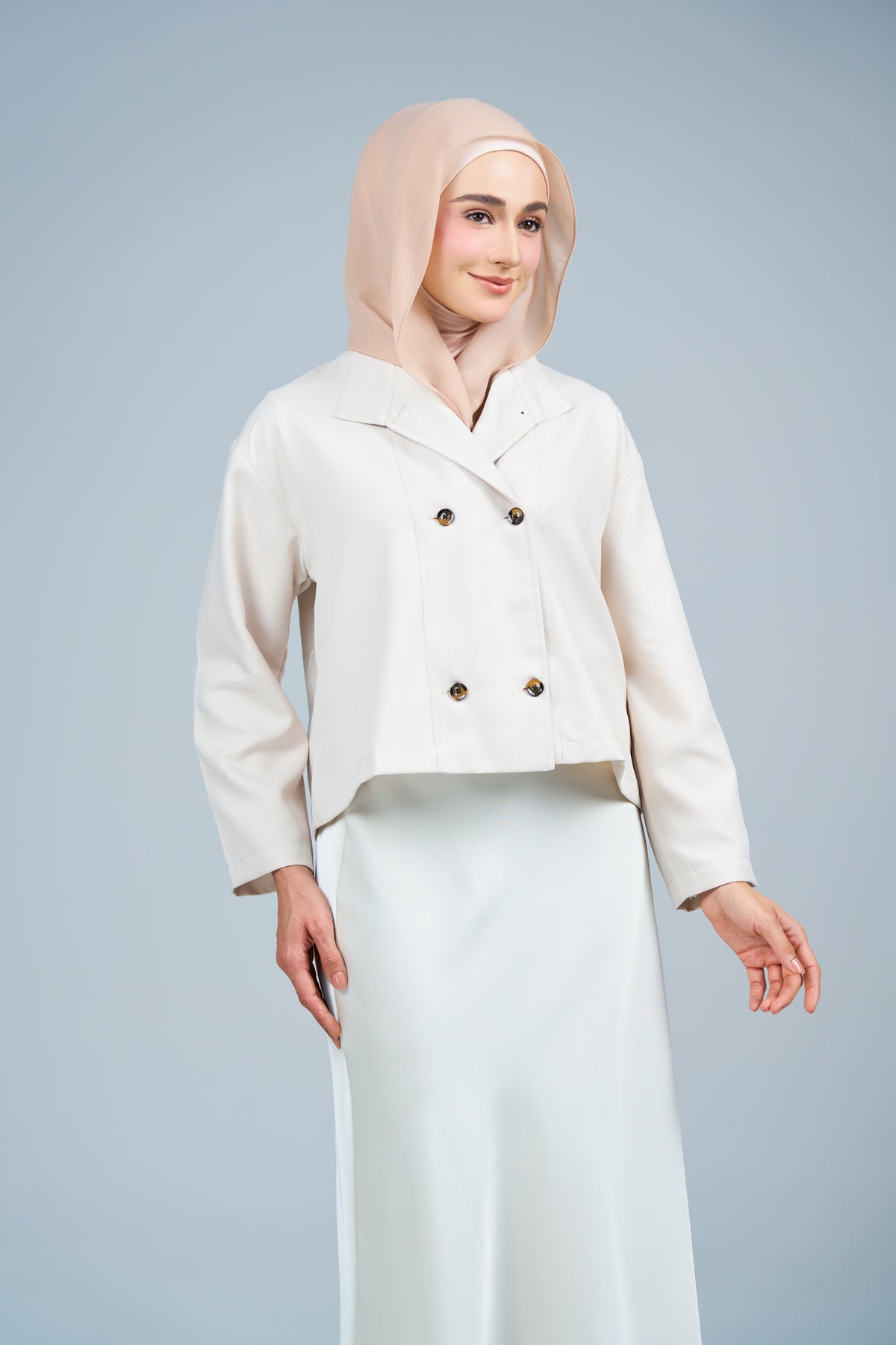 HoodXpress | Cotton Linen in Nude
