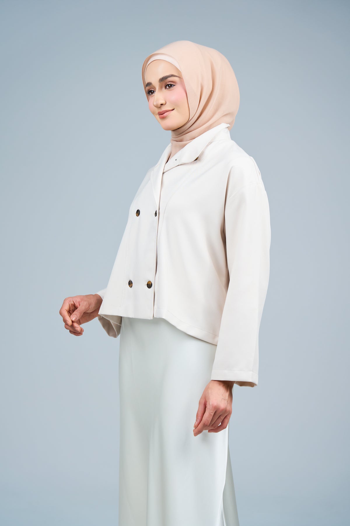 HoodXpress | Cotton Linen in Nude