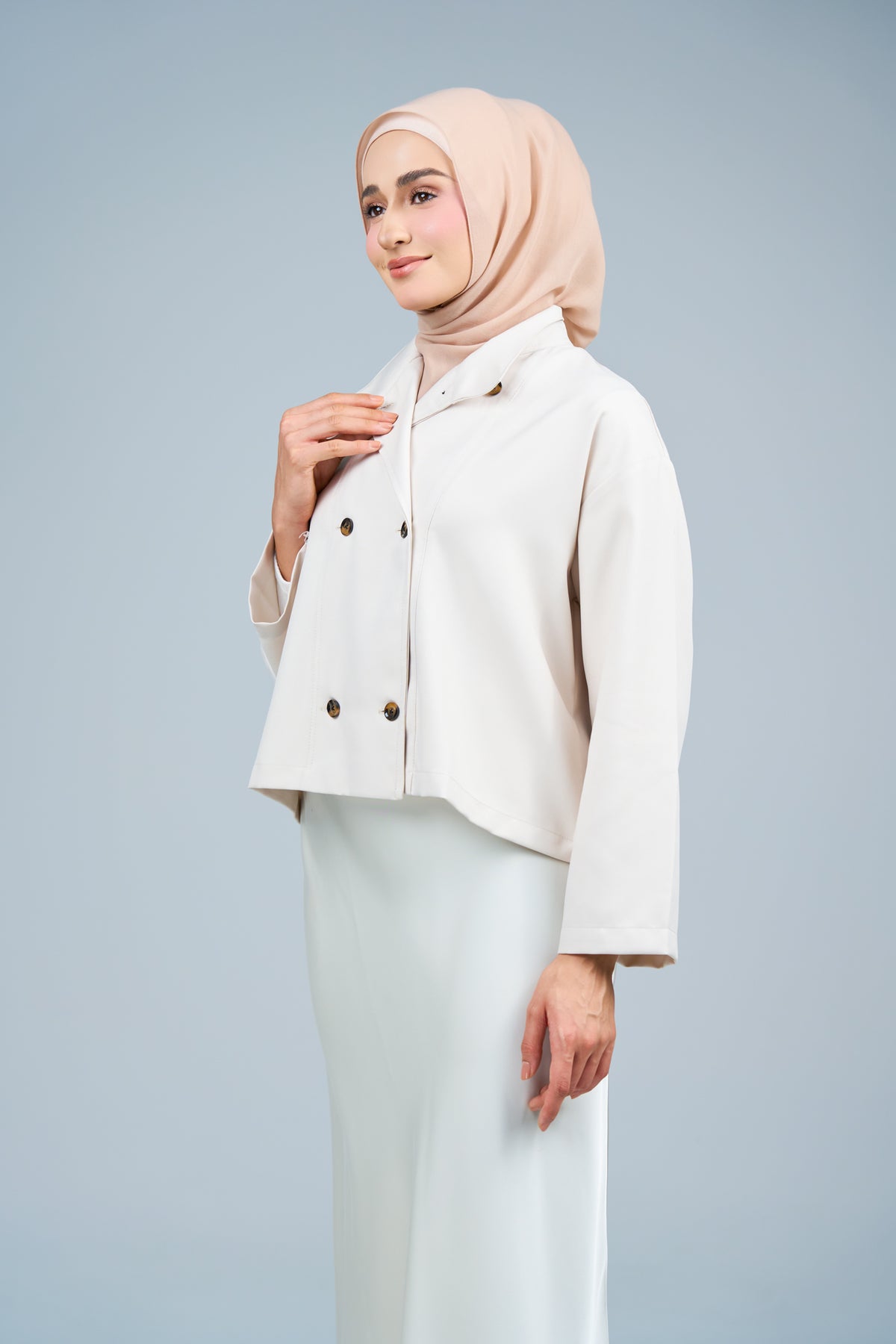 HoodXpress | Cotton Linen in Nude