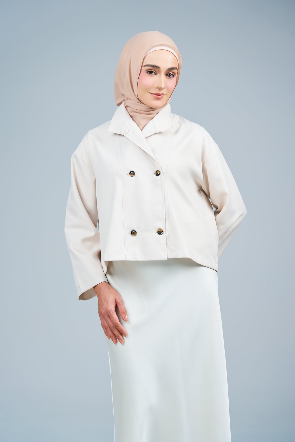 HoodXpress | Cotton Linen in Nude