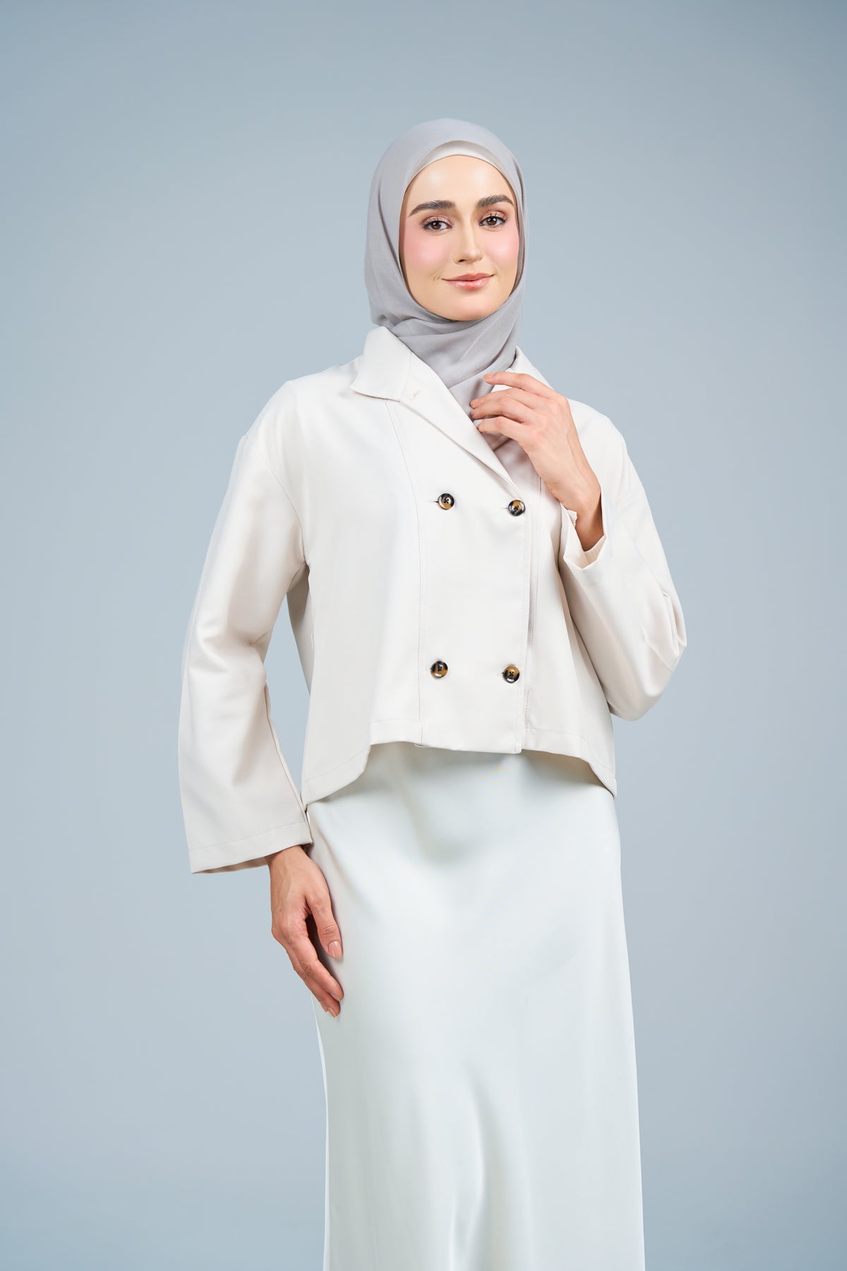 HoodXpress | Cotton Linen in Medium Taupe
