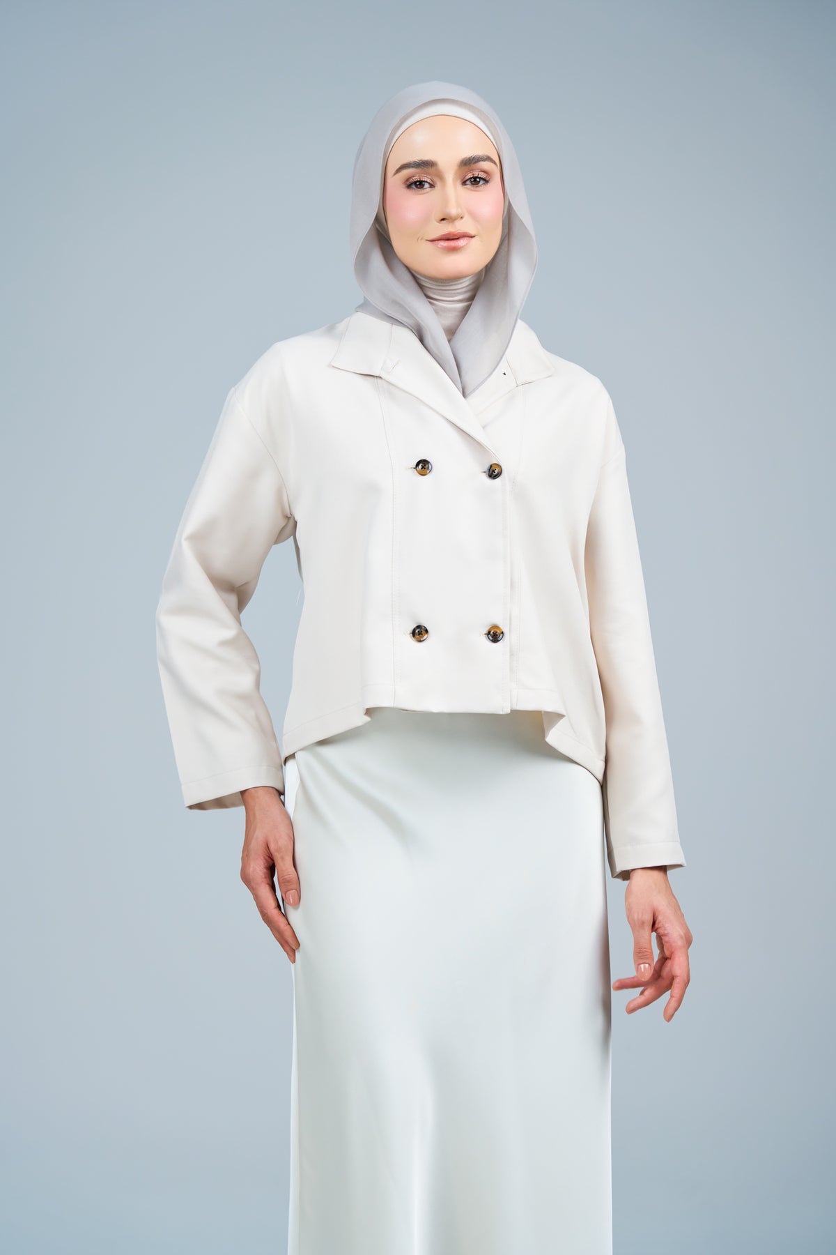 HoodXpress | Cotton Linen in Medium Taupe