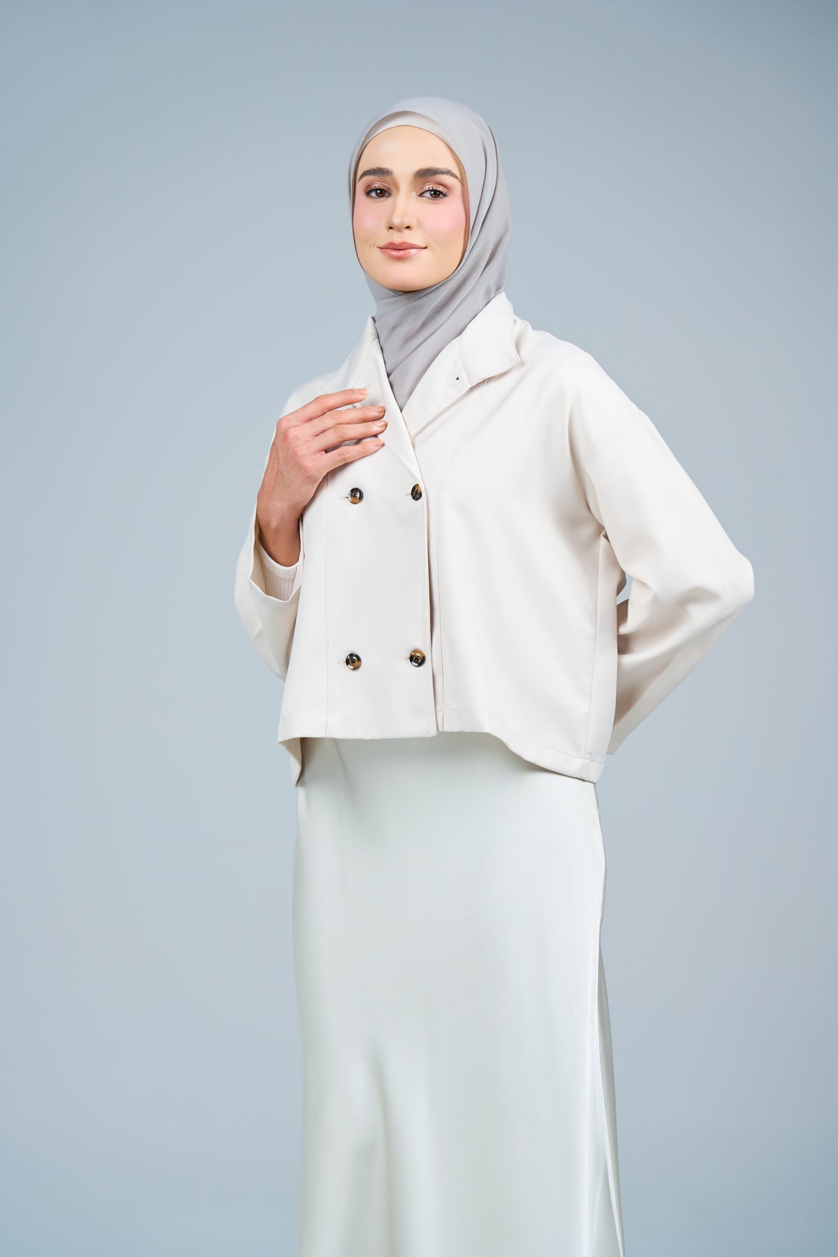 HoodXpress | Cotton Linen in Medium Taupe