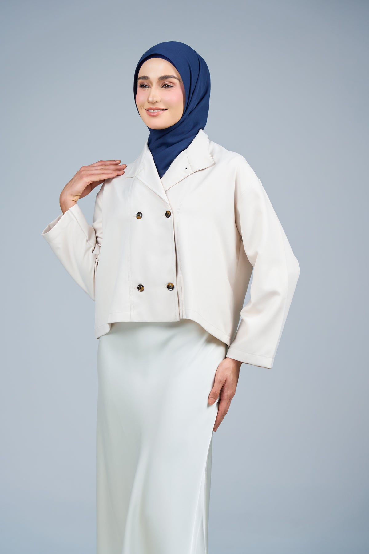 HoodXpress | Cotton Linen in Navy