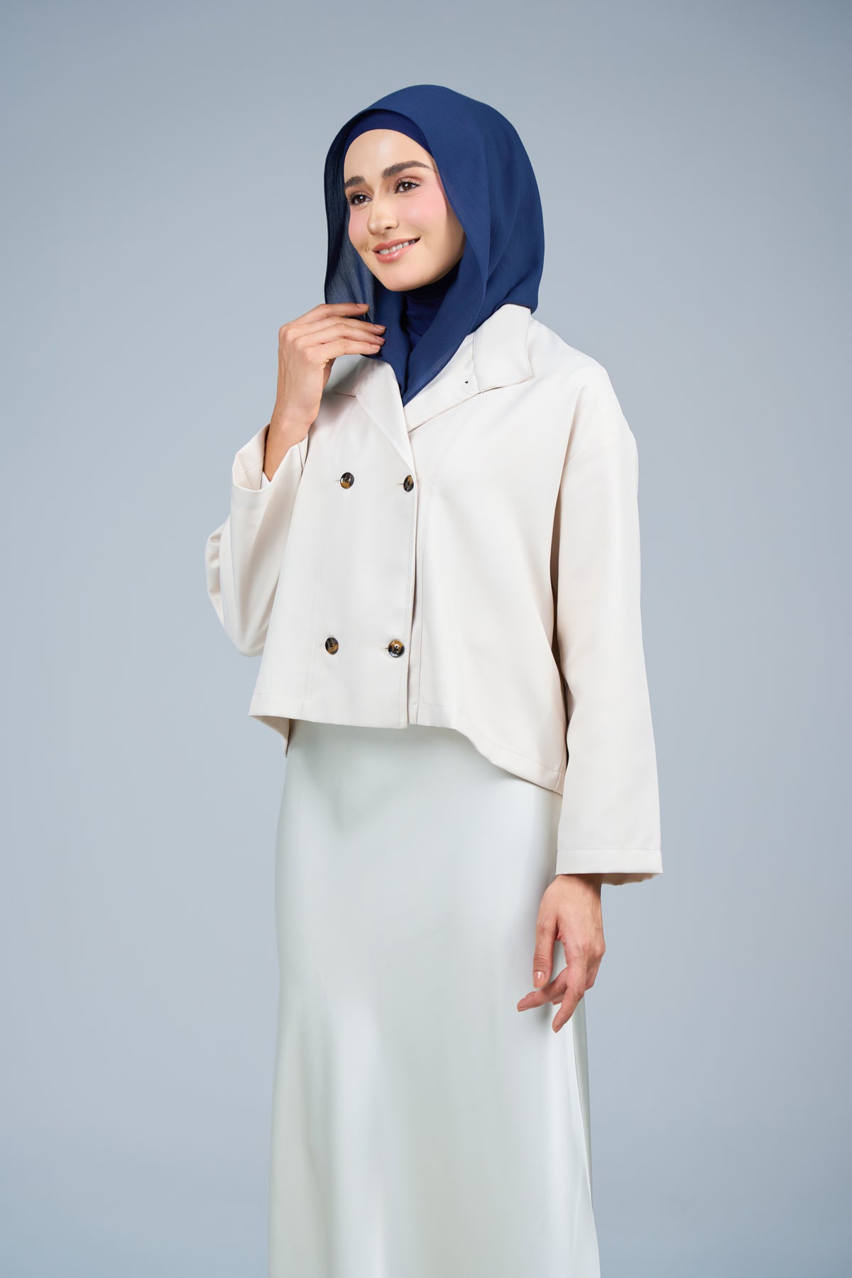 HoodXpress | Cotton Linen in Navy