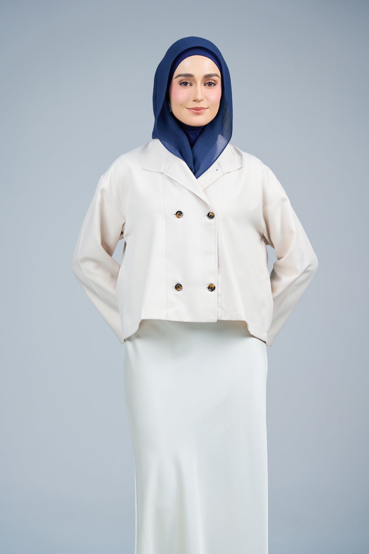 HoodXpress | Cotton Linen in Navy