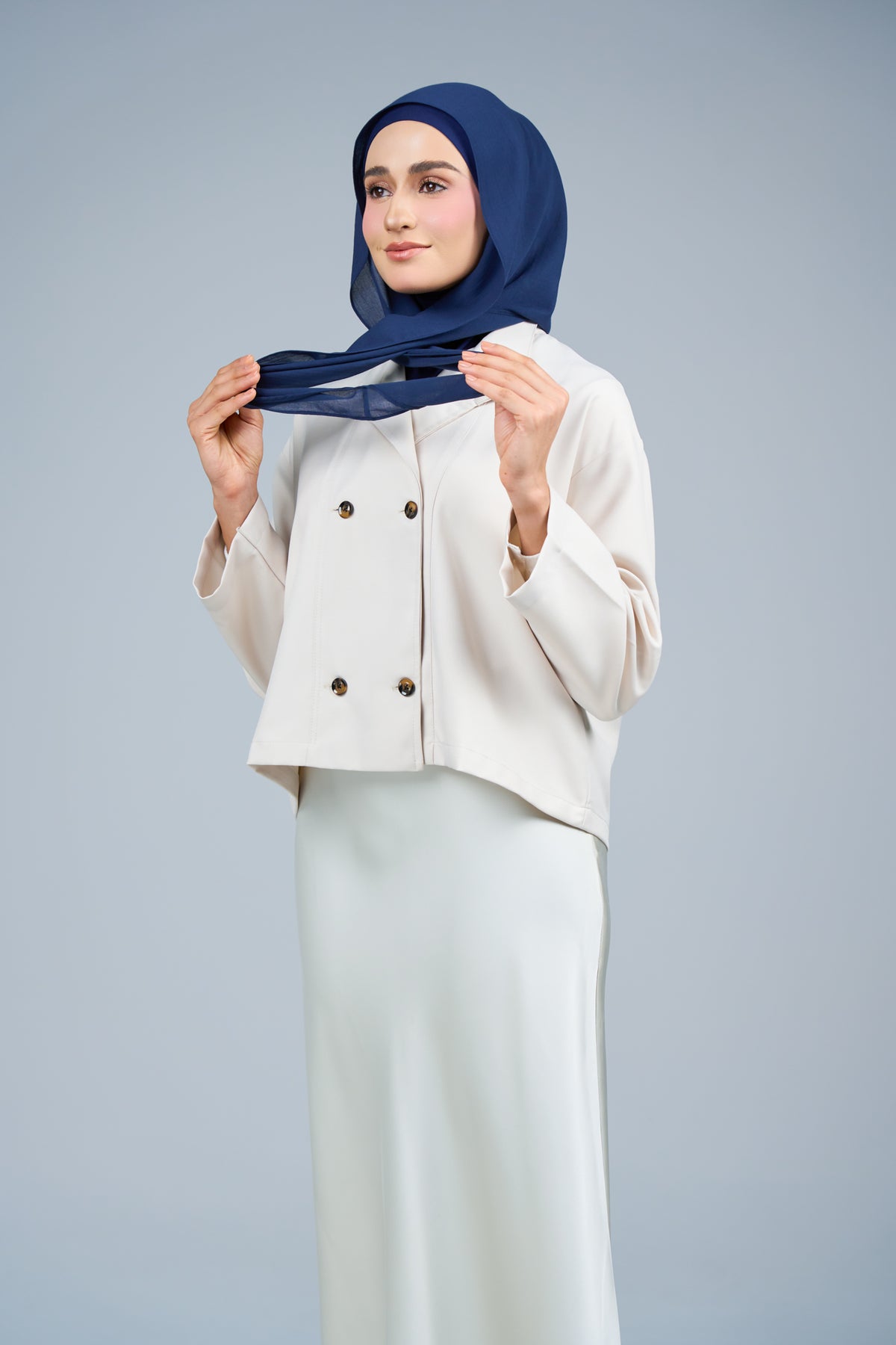 HoodXpress | Cotton Linen in Navy