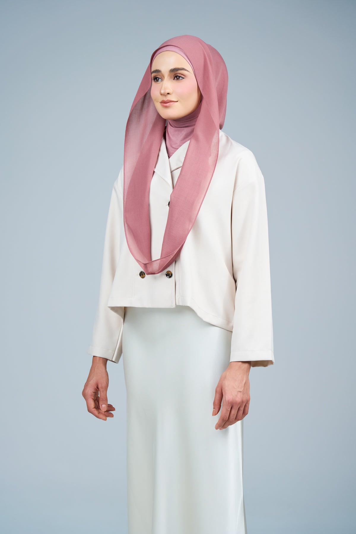 HoodXpress | Cotton Linen in Dusty Pink