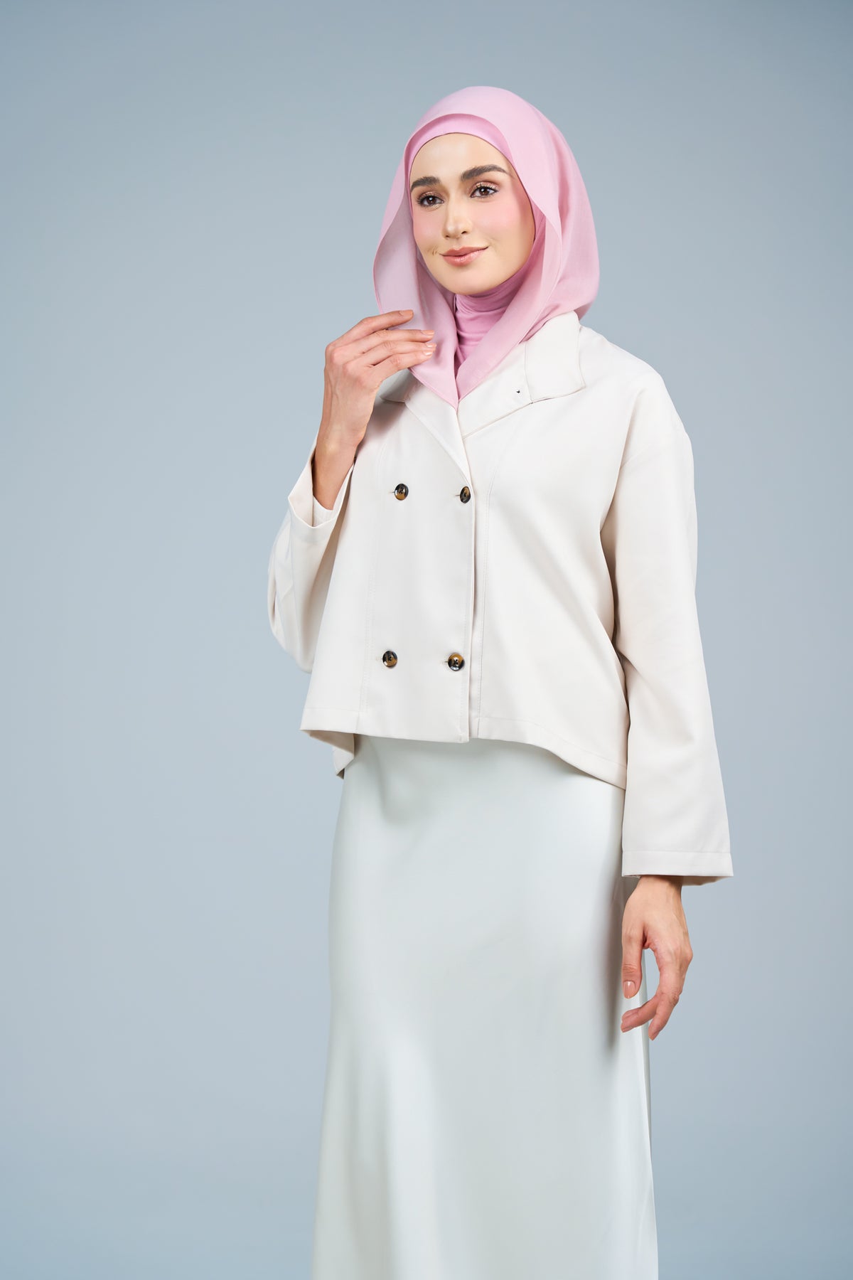 HoodXpress | Cotton Linen in Rose