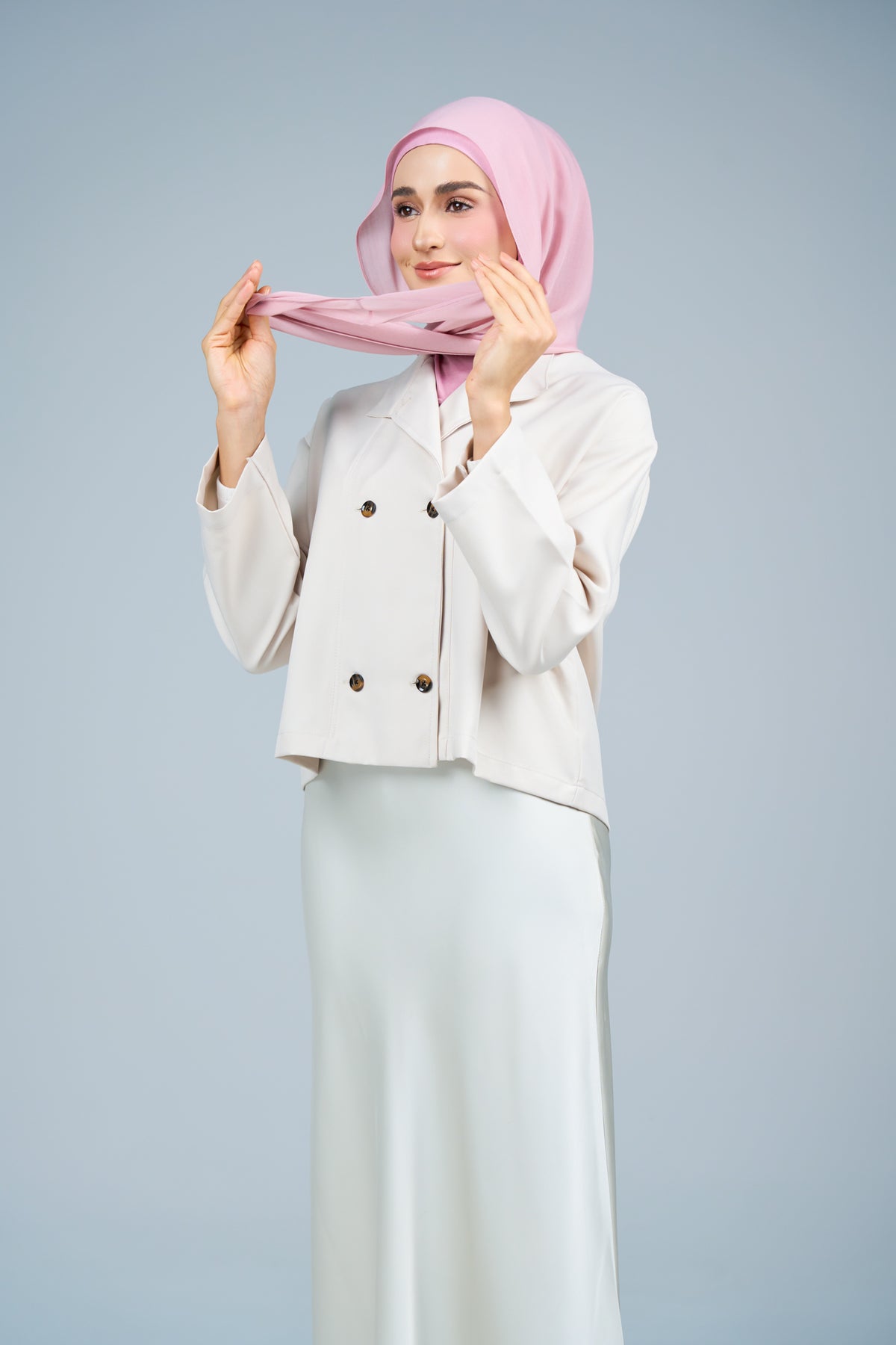 HoodXpress | Cotton Linen in Rose