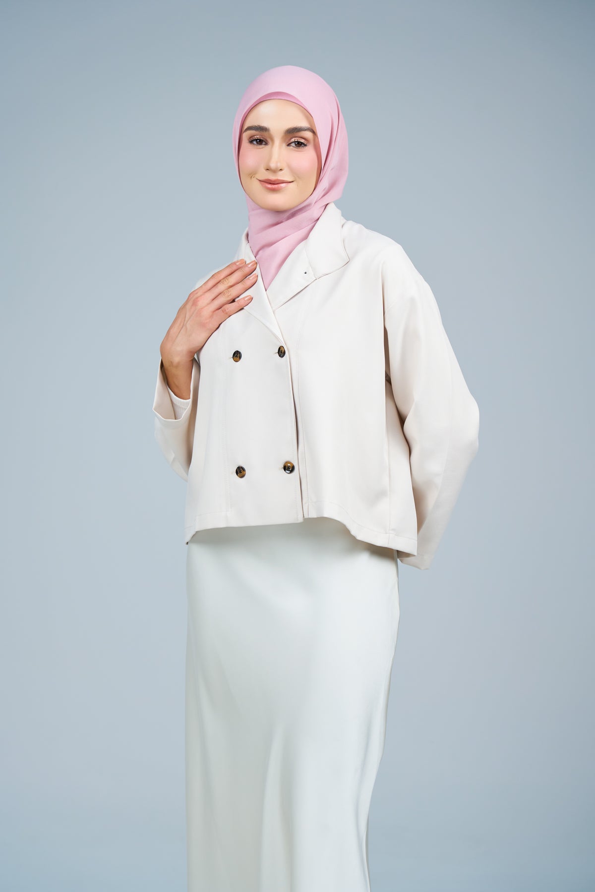 HoodXpress | Cotton Linen in Rose