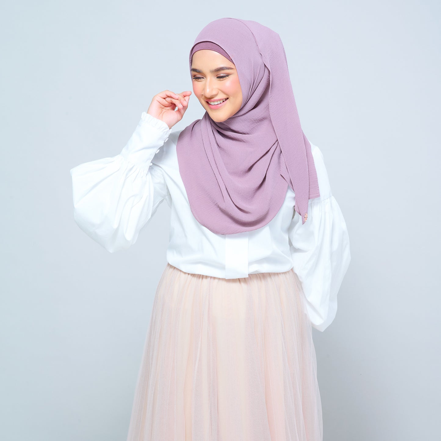 [As-Is] Newbie Ironless Shawl in Deep Sorbet