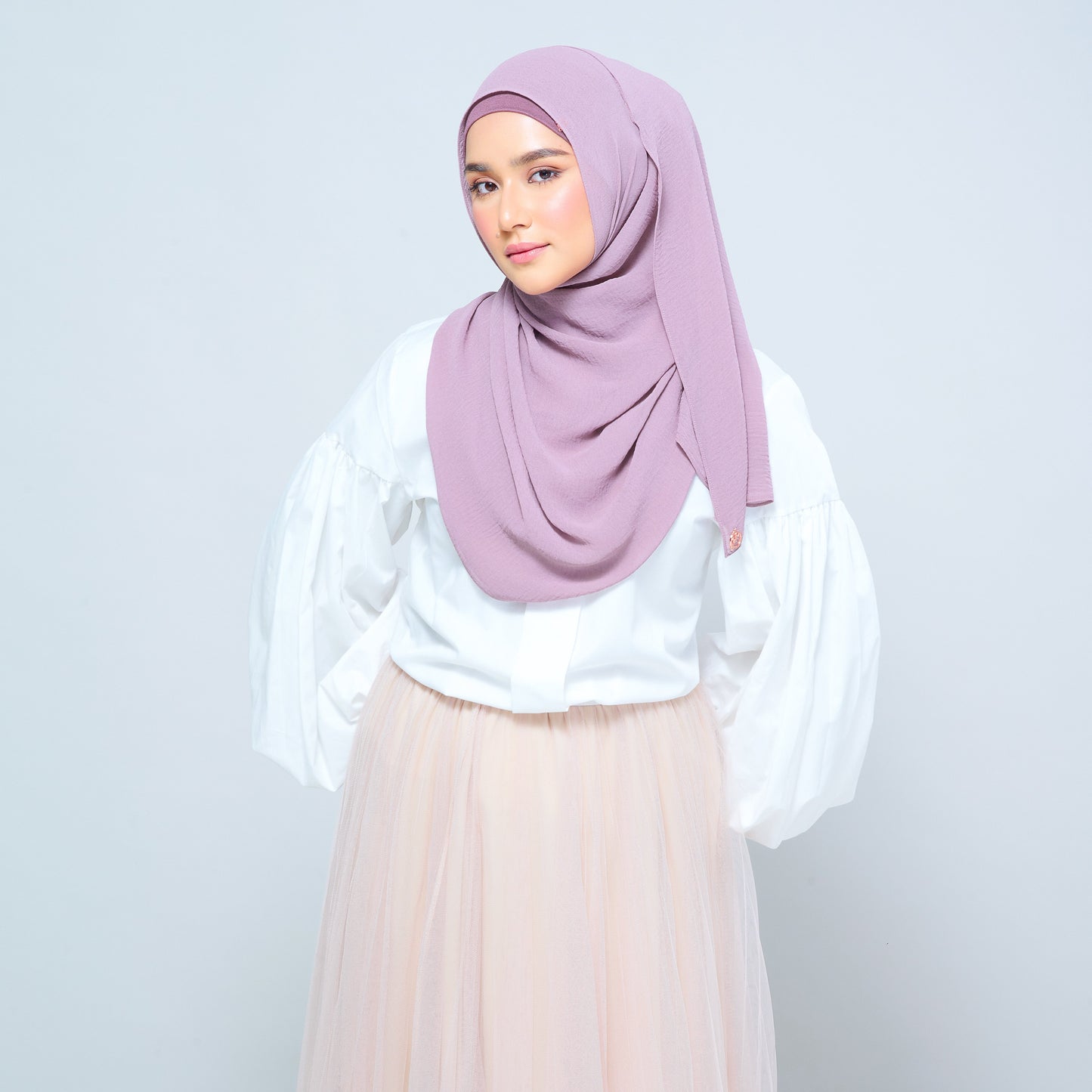 [As-Is] Newbie Ironless Shawl in Deep Sorbet