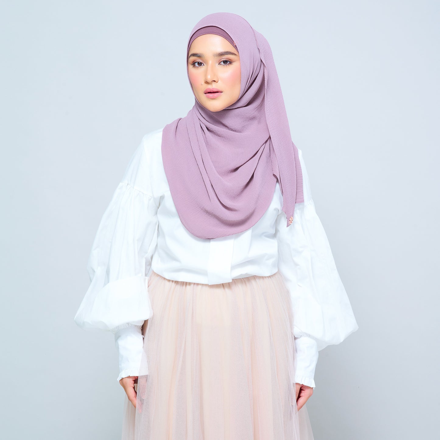 [As-Is] Newbie Ironless Shawl in Deep Sorbet