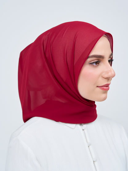 HoodX in Maroon Red