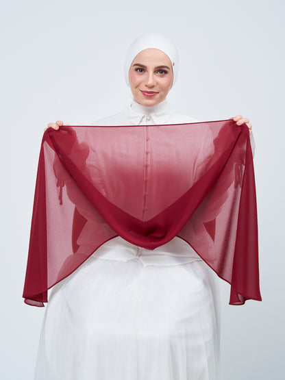 HoodX in Merlot Red
