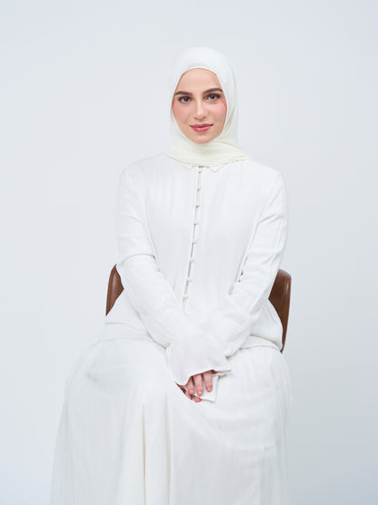 HoodX in Ivory White