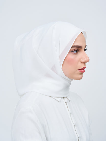 HoodX in Bridal White