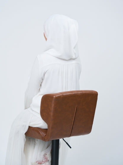 HoodX in Bridal White