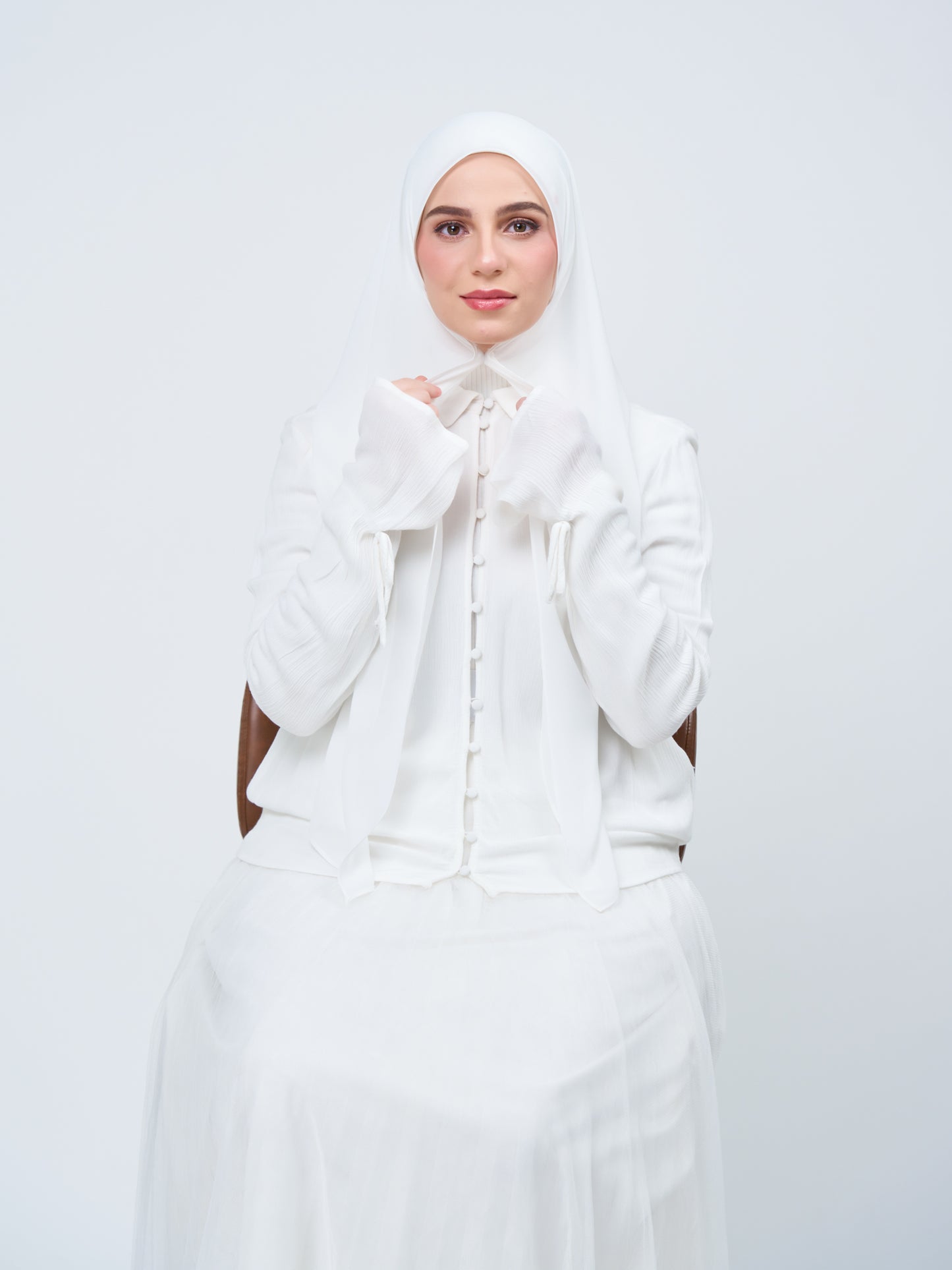 [★New] HoodX in Bridal White