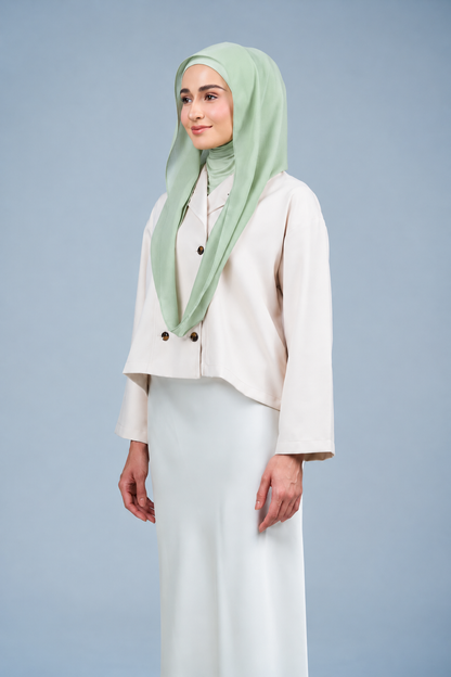 HoodXpress | Cotton Linen in Pastel Green