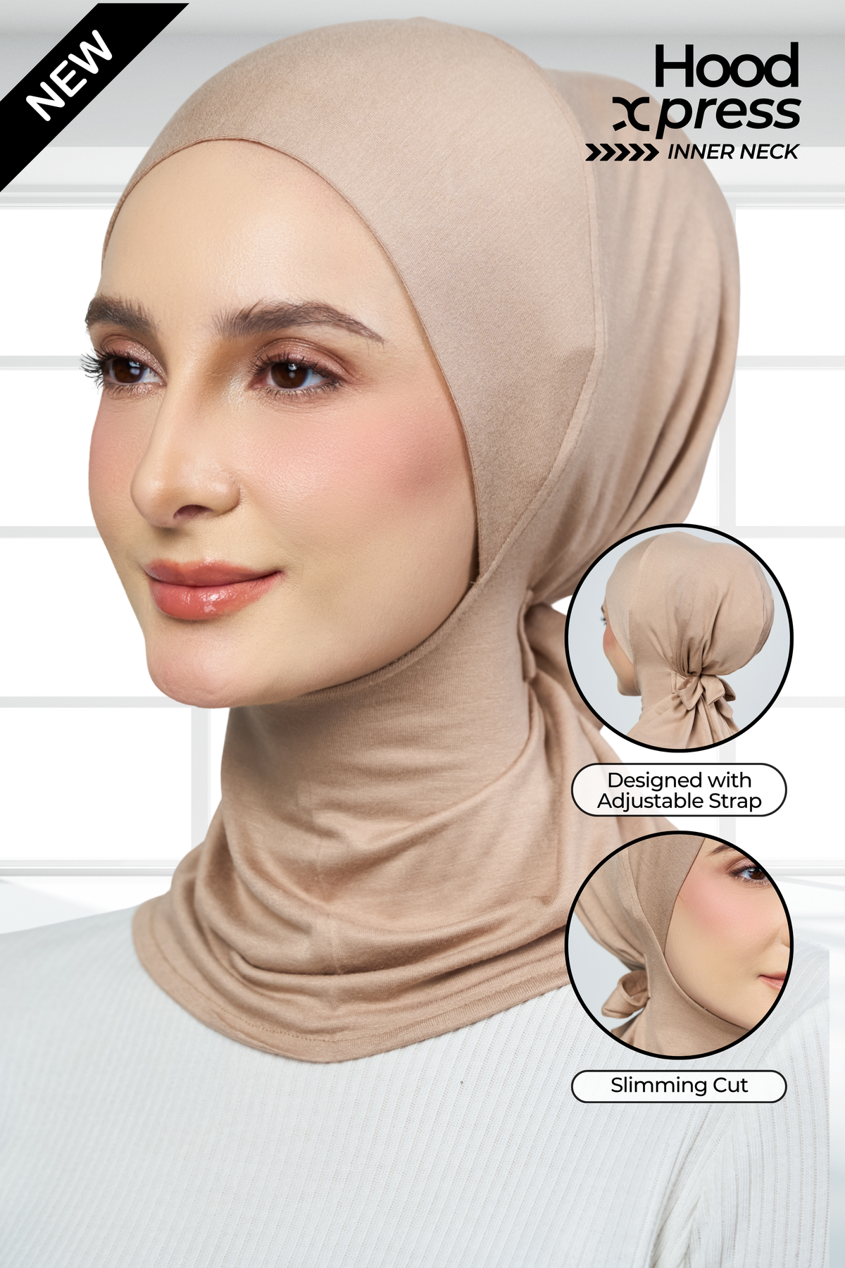 Inner HoodXpress in Light Fawn