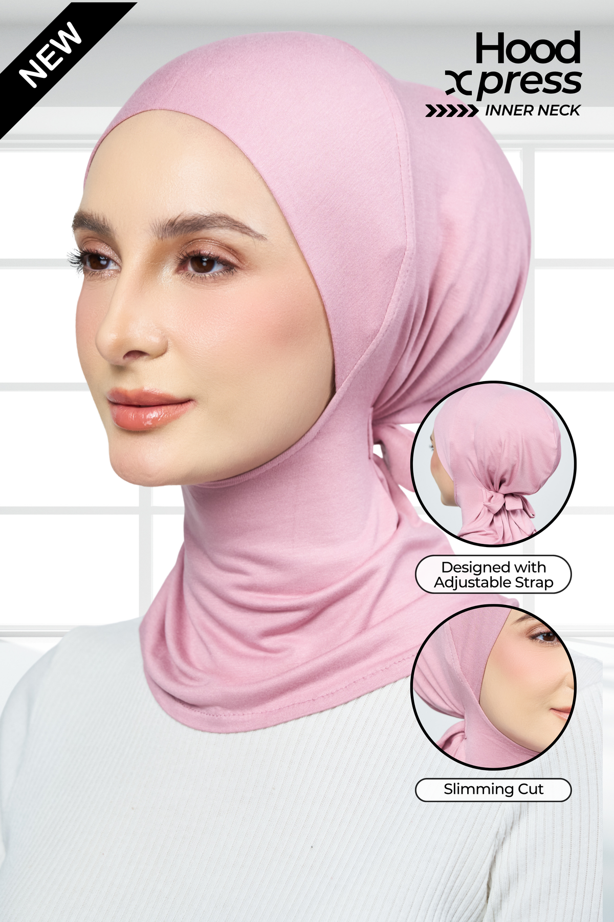 Inner HoodXpress in Rose