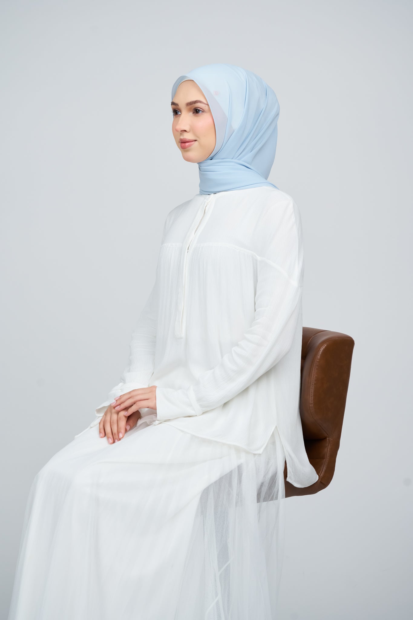 HoodX⁺Plus Curve in Ice Blue