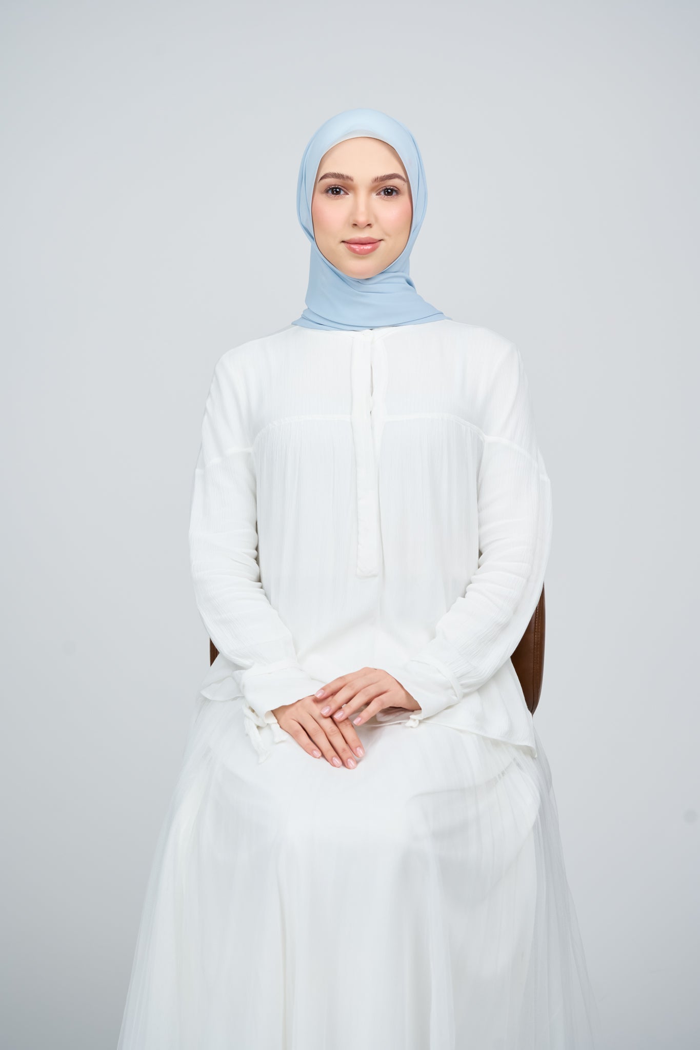 HoodX⁺Plus Curve in Ice Blue