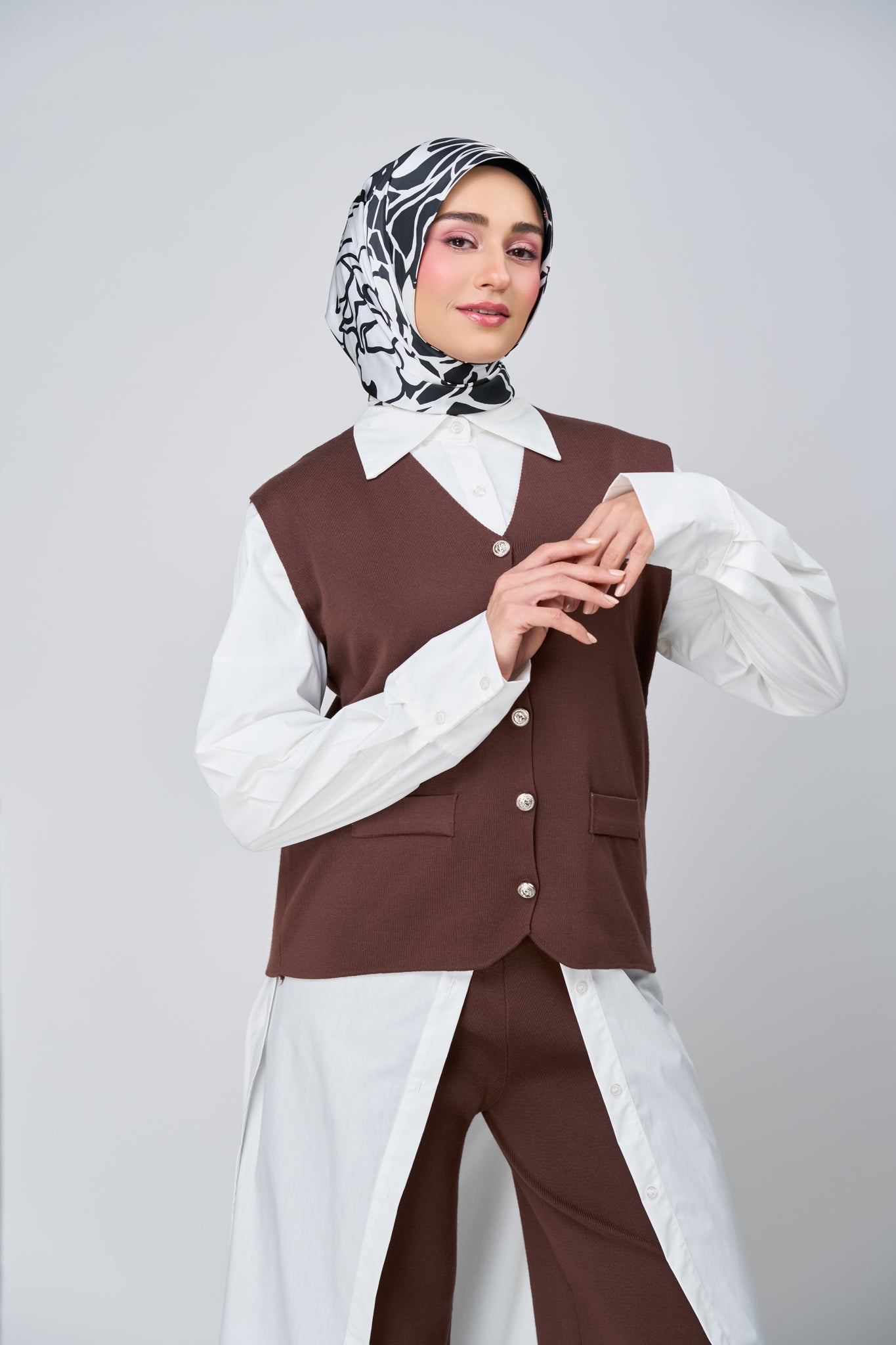 [★New] HoodX Printed Set in Imperial