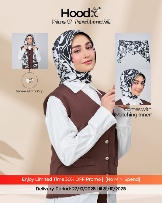[★New] HoodX Printed Set in Ying & Yang
